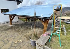 Carport asymétrique - Vue 11