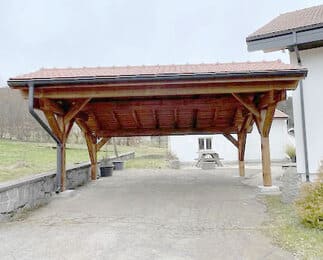 Carport asymétrique - Vue 23