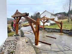 Carport asymétrique - Vue 4