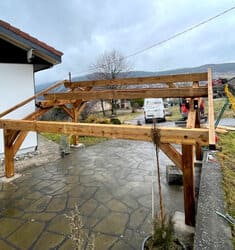 Carport asymétrique - Vue 6