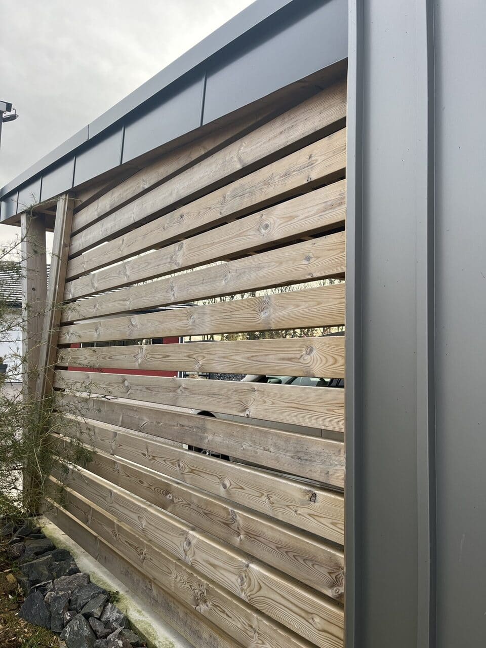 Carport bois bac acier - Vue 3