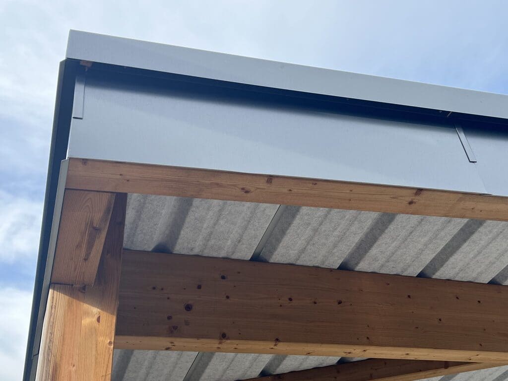 Carport bois bac acier - Vue 8