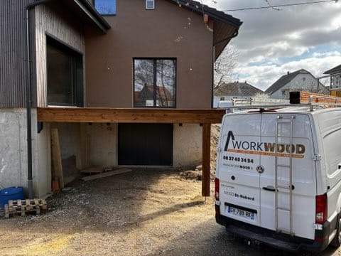 Structure terrasse suspendue - 1