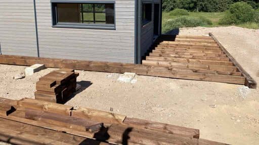 Terrasse en bois - Vue 2