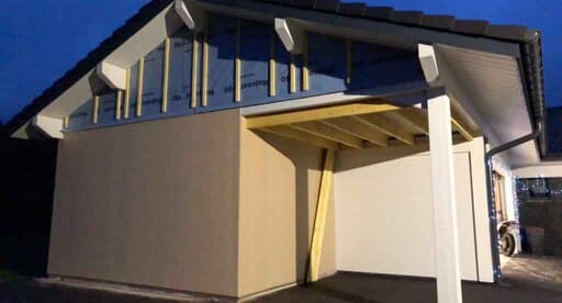 Habillage murs métal - Vue 1