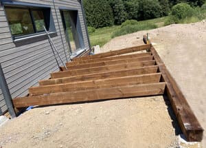 Terrasse en bois - Vue 1