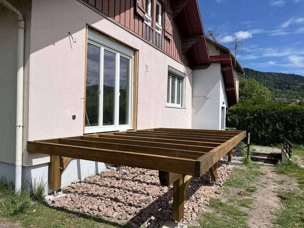 Appentis bioclimatique - Vue 1