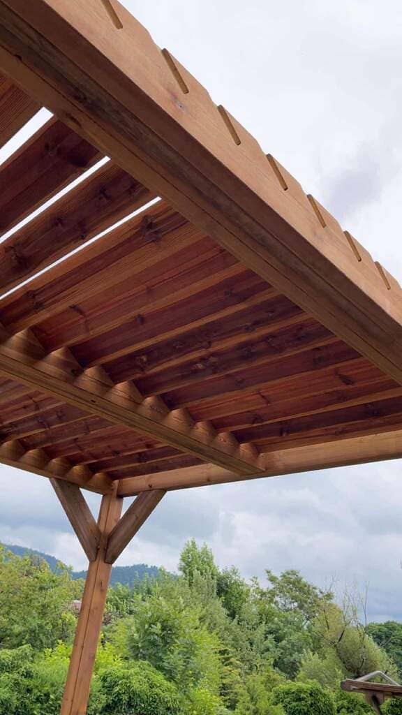 Appentis bioclimatique - Vue 3